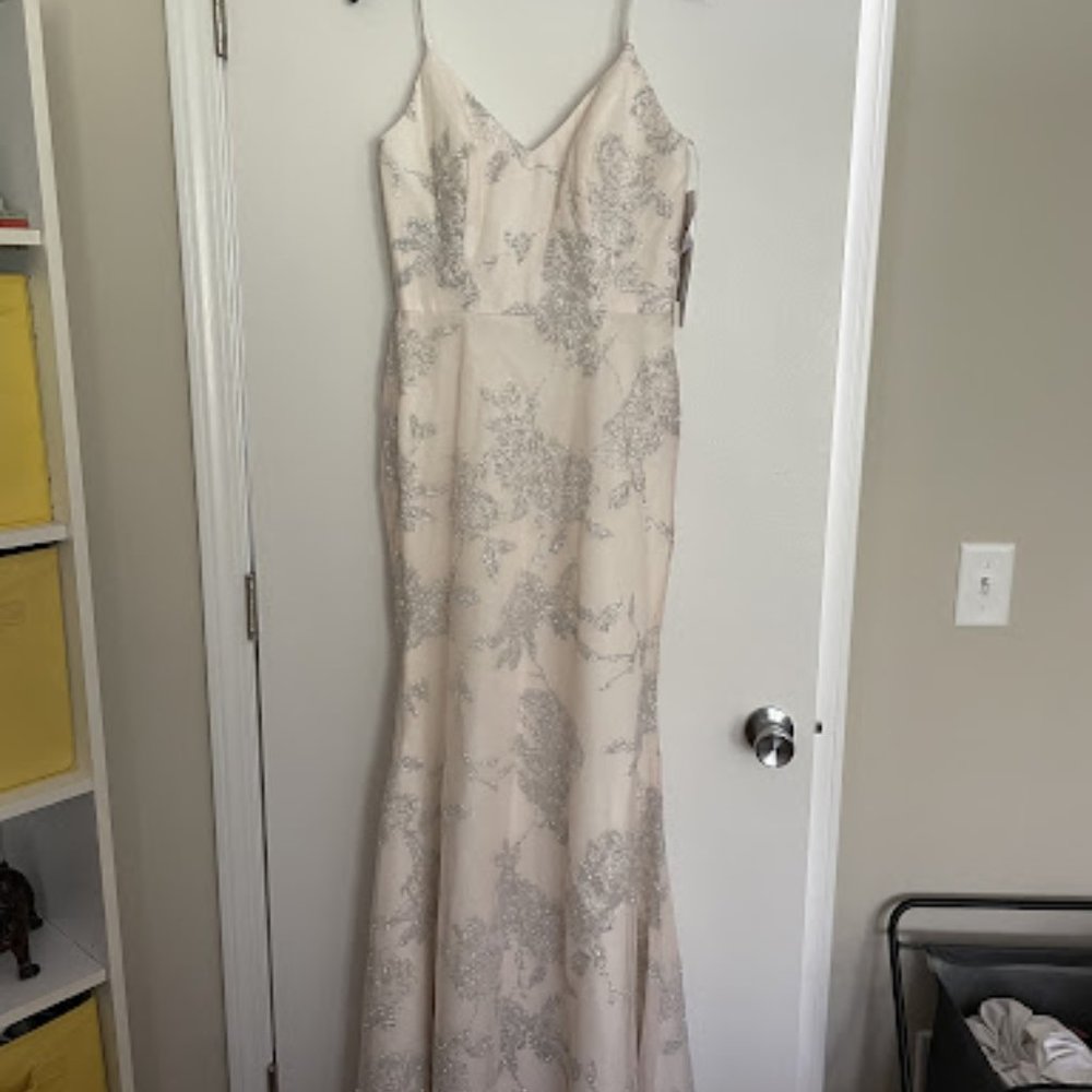 Hayley Paige Occasions Dress, Ivory (Size 4)